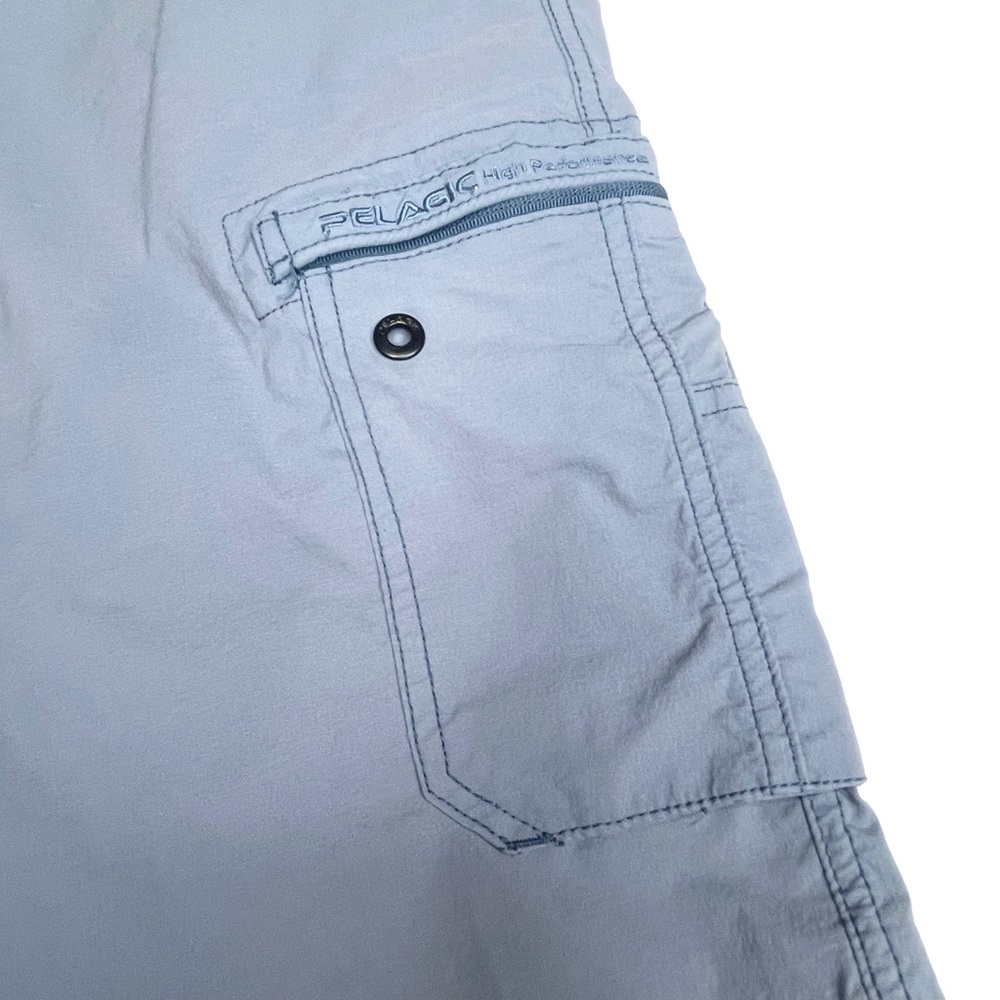Pelagic® 𓆝 Traverse 21” Outseam Water Repellant Fishing Shorts 𓆝 Slate Blue 38 - Picture 7 of 16